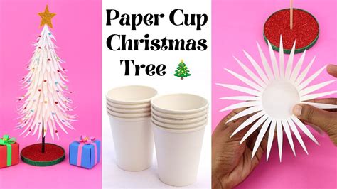 DIY Christmas Tree From Waste Paper Cups How To Make Christmas Tree