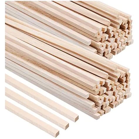 Pack De 150 Palitos De Madera De Balsa De 1 4 X 12 PuLG Cuotas Sin