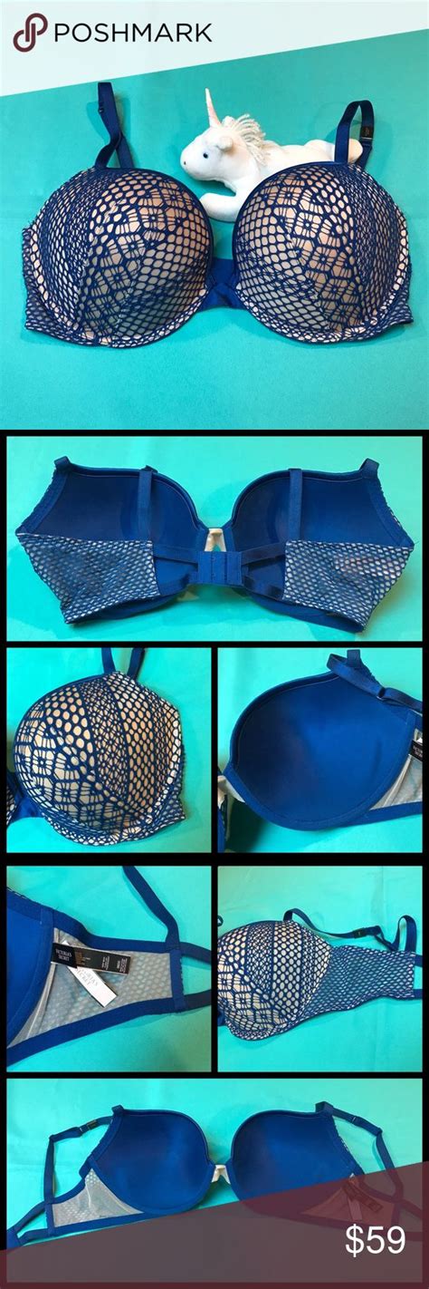 Victorias Secret 38dd Very Sexy Blue Push Up Bra Bra Brands