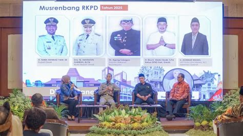 Musrenbang RKPD 2025 Bupati Gresik Utamakan Pemerataan Pembangunan