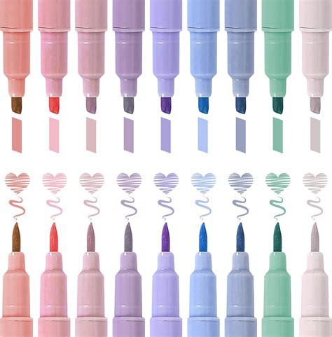 Amazon Whaline 12 Colors Aesthetic Cute Highlighters Bible Pastel