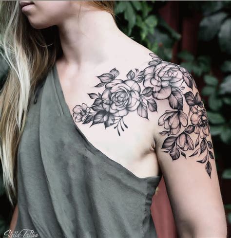 Unique Tattoos Tattoos For Women Flowers Shoulder Tattoos For Women