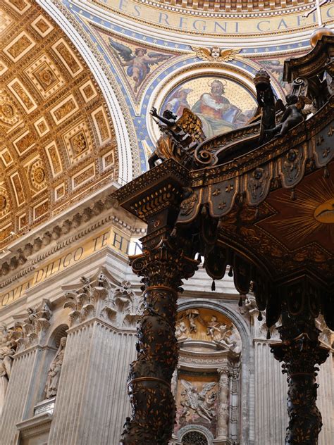 Interior of Saint Peters Basilica · Free Stock Photo