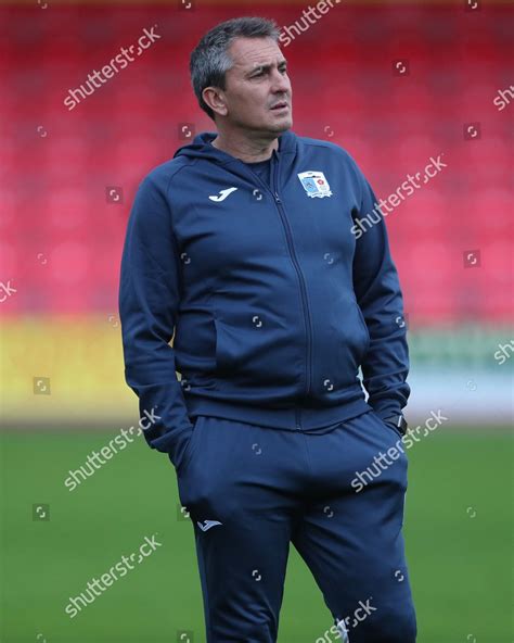 Barrows Assistant Manager Richard Dryden During Editorial Stock Photo