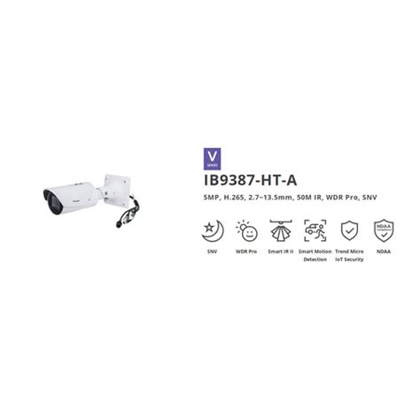 Jual Vivotek IB9387 HT A 5 MP IP IR Outdoor Bullet Camera Jakarta