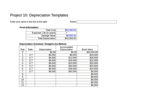 FREE 10 Depreciation Schedule Samples Templates In PDF MS Word Excel