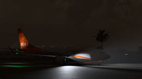 Flight 1 IFly 737 MAX8 MSFS External Model And Night Effects Preview