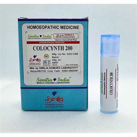 similia india colocynth  medicated pills