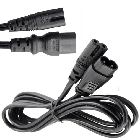 Iec Pin C Female To C Male Figure Power Adapter Extension