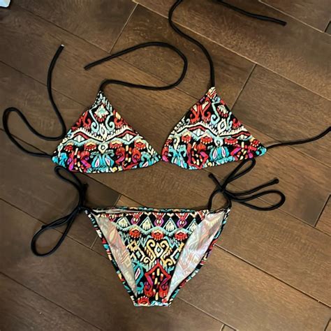 VENUS Swim Venus Triangle Top Bikini Size Medium Large Poshmark