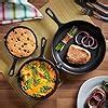 Amazon Jim Beam HEA Set Of 3 Pre Seasoned Cast Iron Skillets With