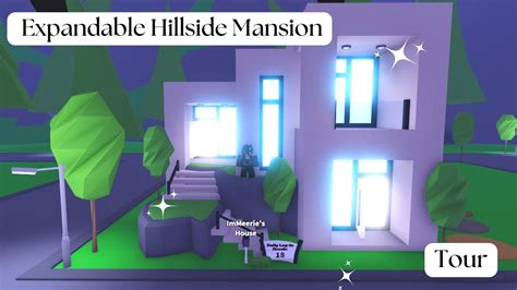 Touring The New Adopt Me Hillside Mansion Roblox Adopt Me Youtube