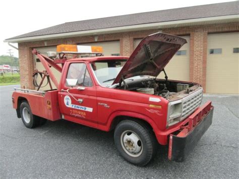 1980 Ford Pickup Tow Truck No Mar Wrecker Body V8 Engine 4 Speed Manual Trans For Sale Photos