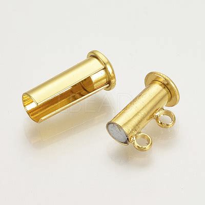 Brass Slide Lock Clasps - Lbeads.com