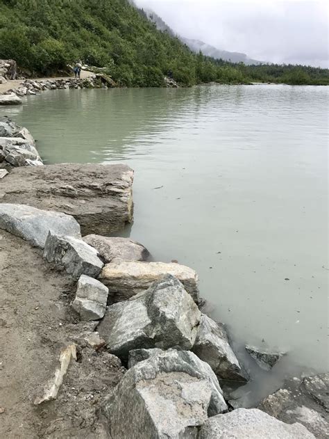 Mendenhall Lake is a proglacial lake in the Mendenhall Valley at the ...