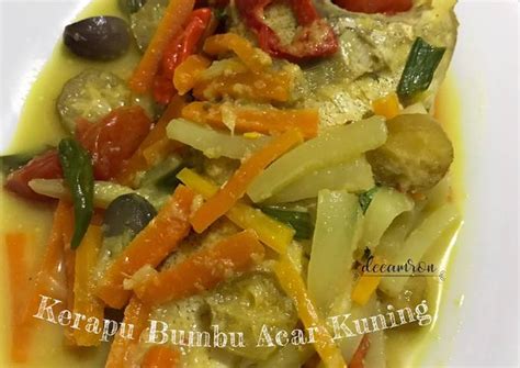 Resep Kerapu Bumbu Acar Kuning Oleh Dee Amron Cookpad