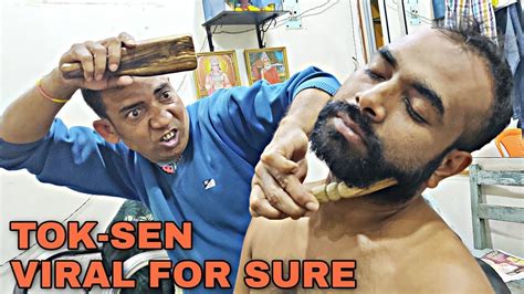 Tok Sen Asmr Massage Therapy For Neck Pain Relief Loud Cracking By