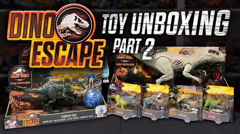 Unboxing Jurassic World Dino Escape Part 2 4k Review Of New 2021