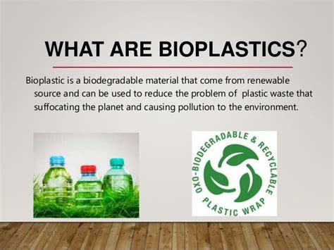 Bioplastics Ppt