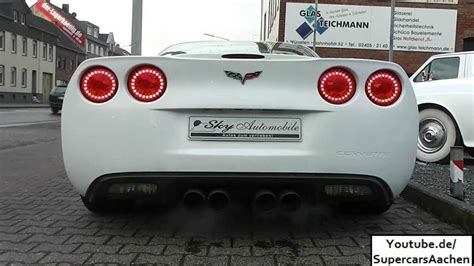 Corvette C6 W Borla Exhaust Brutal Load Revs And Detail Sky Automobile Youtube