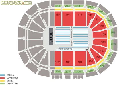 Manchester AO Arena seating plan - Premier League darts