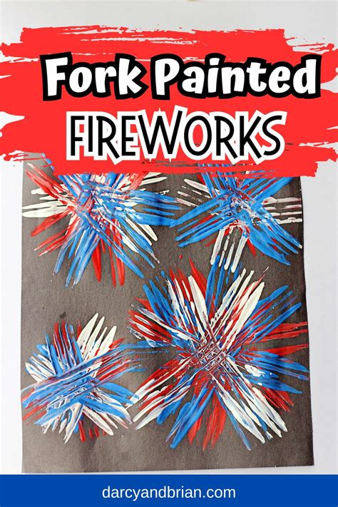 Firework Painting For Kids | FaveCrafts.com