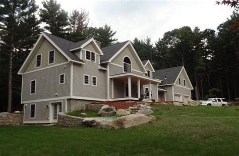 Timber Frame Cape In Upton MA Vermont Frames