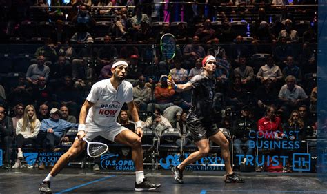 Elias V Mo Elshorbagy U S Open 2022 SF Highlights SQUASHTV