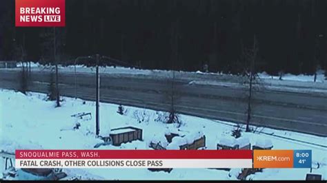 All lanes of I-90 reopened over Snoqualmie Pass | krem.com