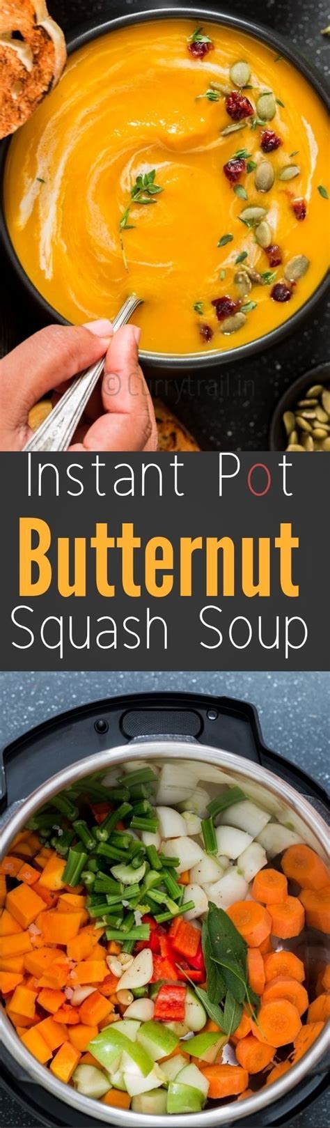 Instant Pot Butternut Squash Soup Has Full Of Fall Flavors And Takes 10