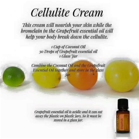 Cellulite Cream Made With Essential Oils Doterra Essential Oil