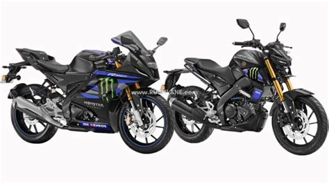 Yamaha R15m And Mt 15 Get New Monster Energy Motogp Editions