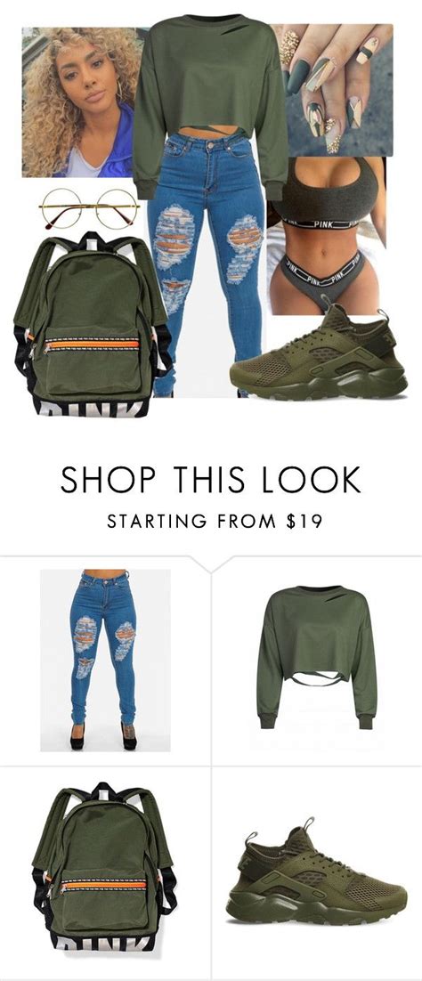 Vibin In This Bihh By Imghtbeeblue Liked On Polyvore Featuring Nike And RetrÃ² Swag Outfits