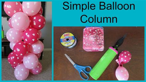 How To Make Balloon Columns