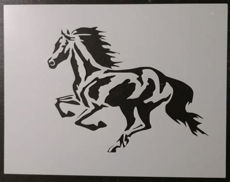 Running Horse - Stencil – My Custom Stencils