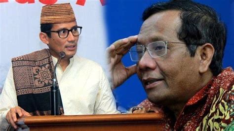 Viral Video Sandiaga Uno Wudhu Mahfud MD Sebut Air Dalam Gayung Suci