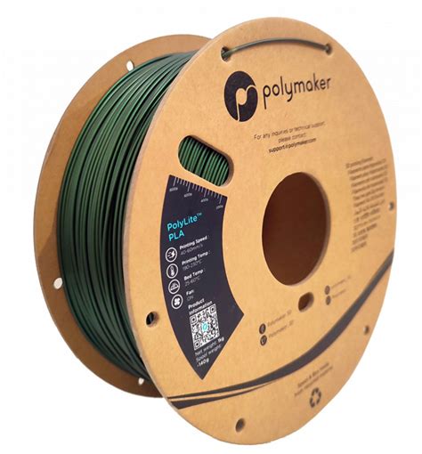 Filament Polymaker Polylite Pla Glow In The Dark Green Filamente D