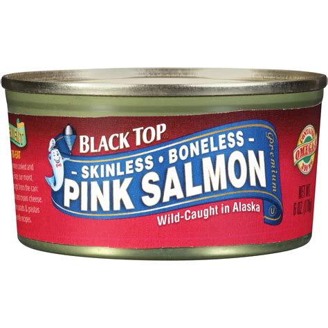 Black Top Skinless Boneless Pink Salmon Oz Can Walmart