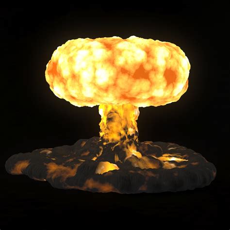 Nuclear Explosion 3D Model - TurboSquid 1360867