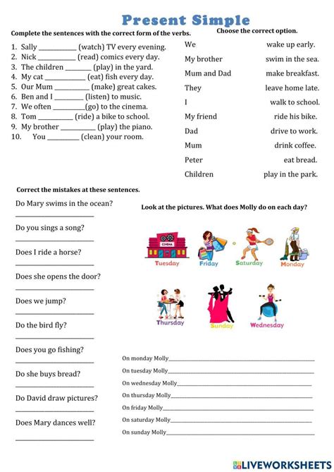 Atividades Sobre Simple Present