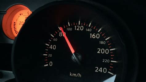 Car Speedometer And Moving Pointer On It Hd Loop Able Stock