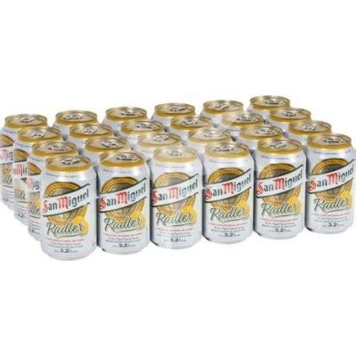 CERVEZA SAN MIGUEL RADLER 330 CL BOTE X24 Botes