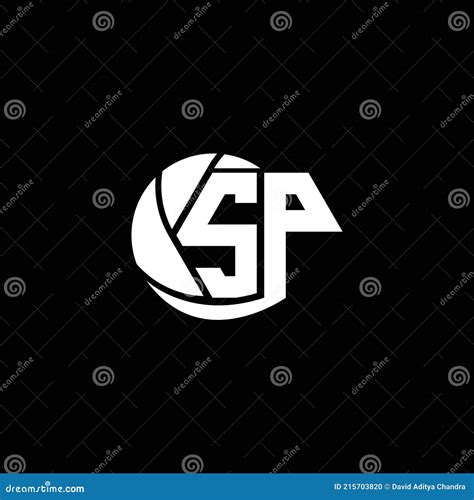 Initial Sp Logo Design Geometric And Circle Style Logo Business