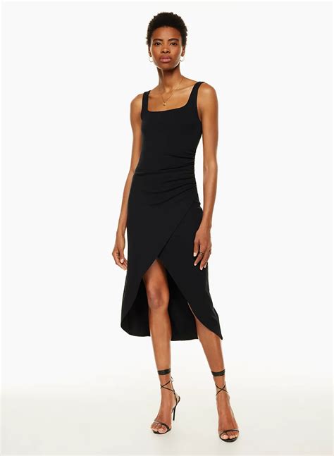 Wilfred Saturn Ruched Midi Dress Aritzia Intl