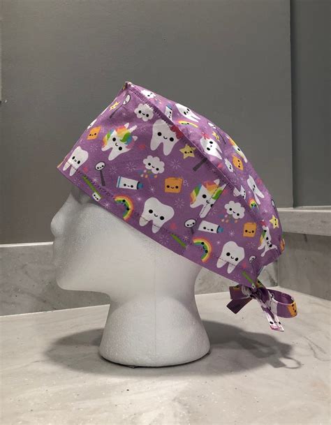 Scrub Cap For Dental Professionals Pediatric Dentist Scrub Cap