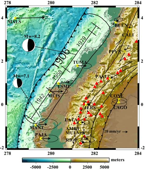 Ruptures Of The And Tsunamigenic Earthquakes