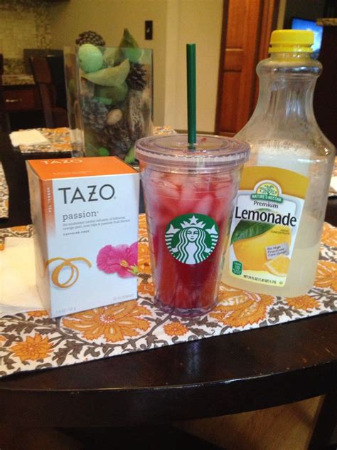 Diy Starbucks Passion Fruit Tea What You Need Tazo Passion Tea Ice