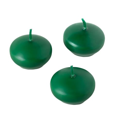 2 Inch Round Floating Candle Disc Floater Green