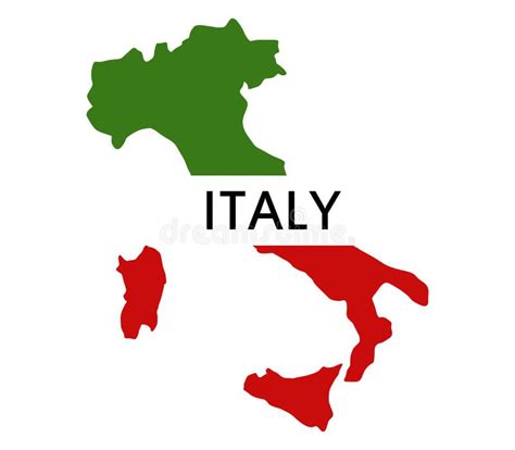 Italian Flag Map