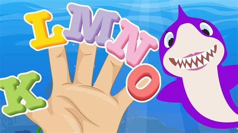 Baby Shark Finger Family Alphabets K, L, M, N, & O | DoReMi Kids Songs - YouTube